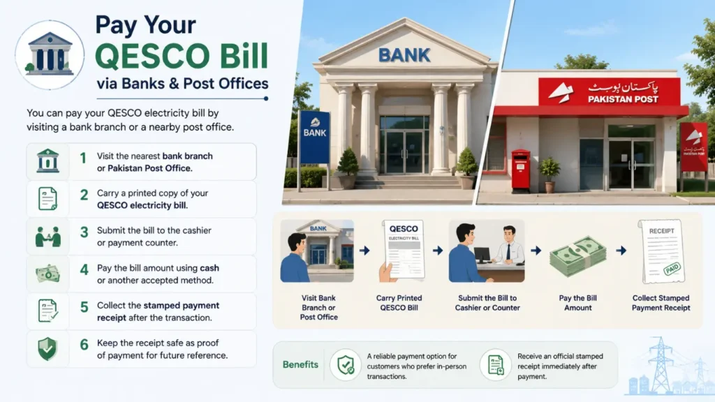 QESCO Bill Payment Through Post Office